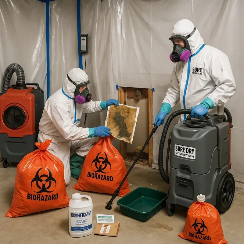 Contaminated Water Handling Protocols process in Dickinson, ND